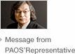 Message from PAOS' Representative